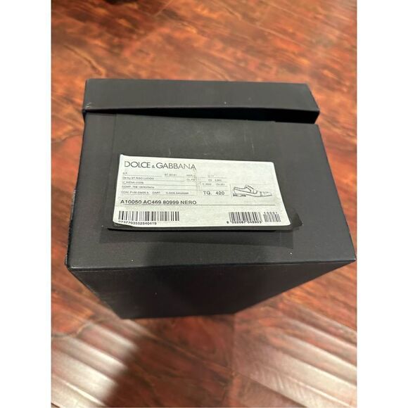 Dolce & Gabbana Men’s lace-ups black dress leather shoes size 8, NIB main image 9